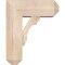 Ekena Millwork Olympic Craftsman Smooth Bracket w/ Offset Brace, Douglas Fir, 7 1/2"W x 18"D x 22"H BKT0806X18X22OLY04SDF - alternate 3